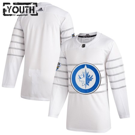 Winnipeg Jets Blank Wit Adidas 2020 NHL All-Star Authentic Shirt - Kinderen